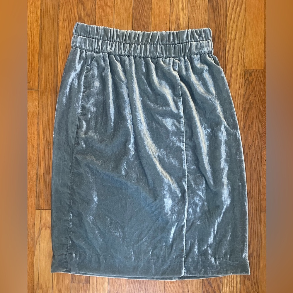 J. Crew Velvet Skirt